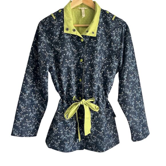 Matilda Jane Size Medium Brighton The Day‎ Floral Polka Dot Lightweight Jacket - Picture 1 of 7